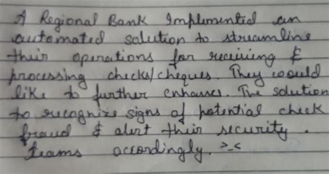 paki answer please need ko now with solution po The puppy needs to catch a train that is moving at 8kmhr. . A regional bank implemented an automated solution to streamline brainly